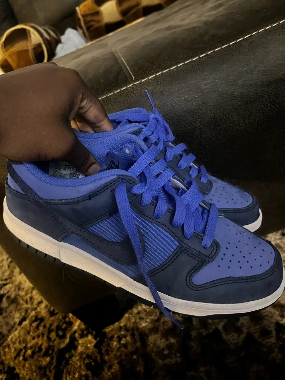 Blue Nike Low SE